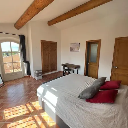 Grande Avec Piscine Et Vue Panoramique Saumane-de-Vaucluse