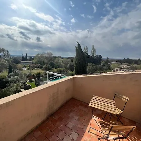 Grande Avec Piscine Et Vue Panoramique * Saumane-de-Vaucluse